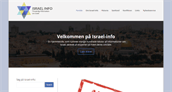 Desktop Screenshot of israelinfo.dk