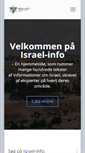 Mobile Screenshot of israelinfo.dk